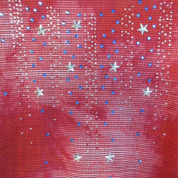 ONE WORLD NEW WITH TAGS~RED/WHITE/BLUE & LACE~ SIZE MEDIUM - Picture 9 of 9